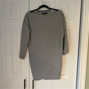 Dynamite grey ribbed oversized dress.